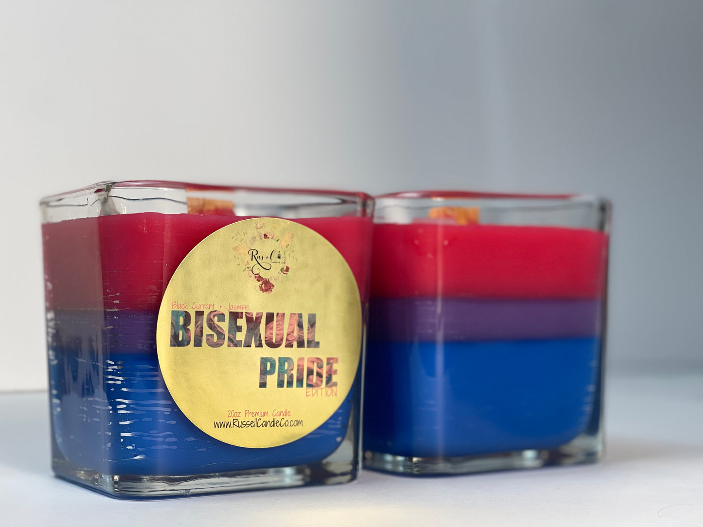 Bisexual Pride Premium Candle
