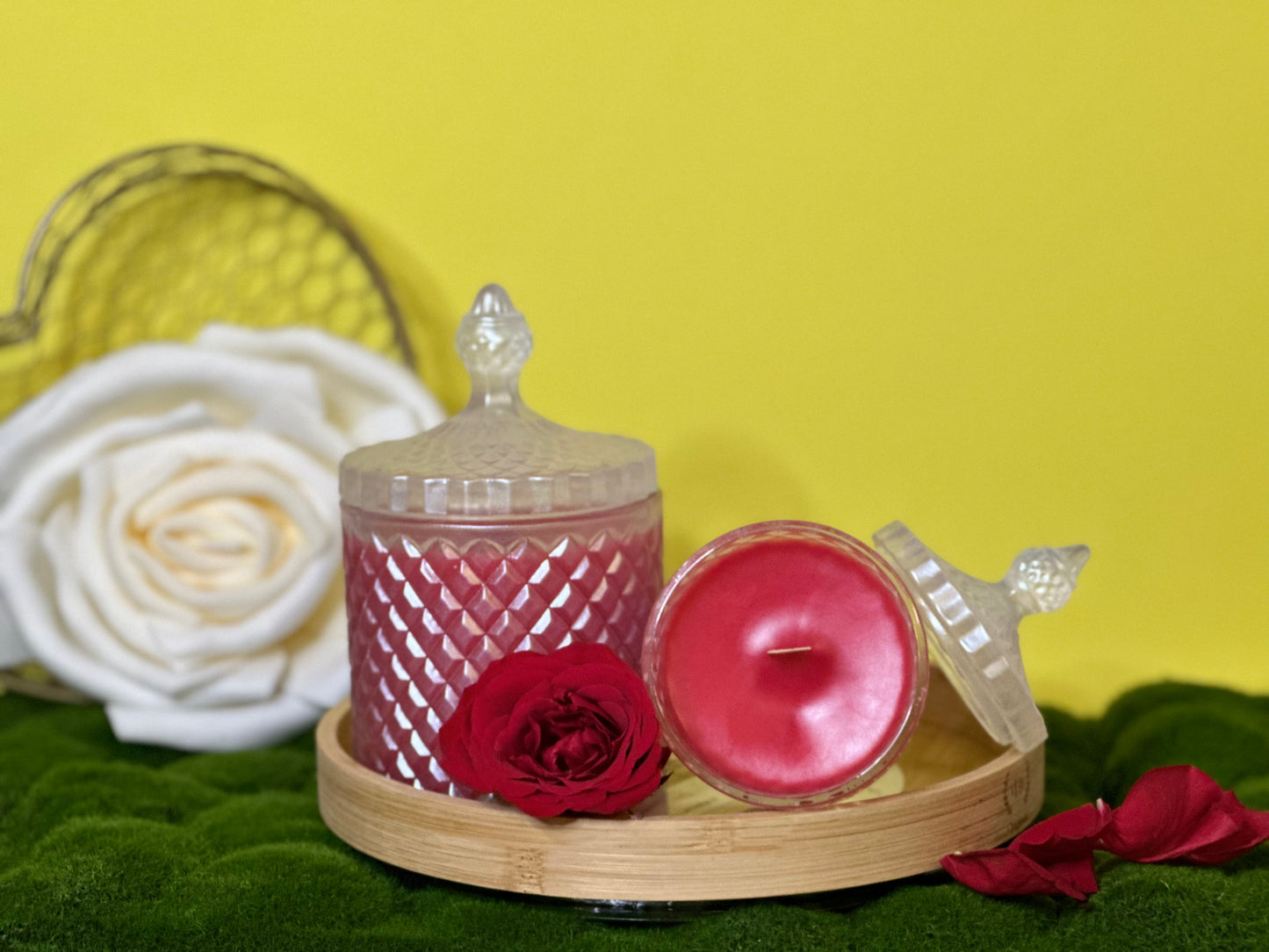 Limited Rose Petal Gelato Lux Candle